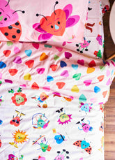 Capa de Edredom Infantil - Amar e Ser Feliz